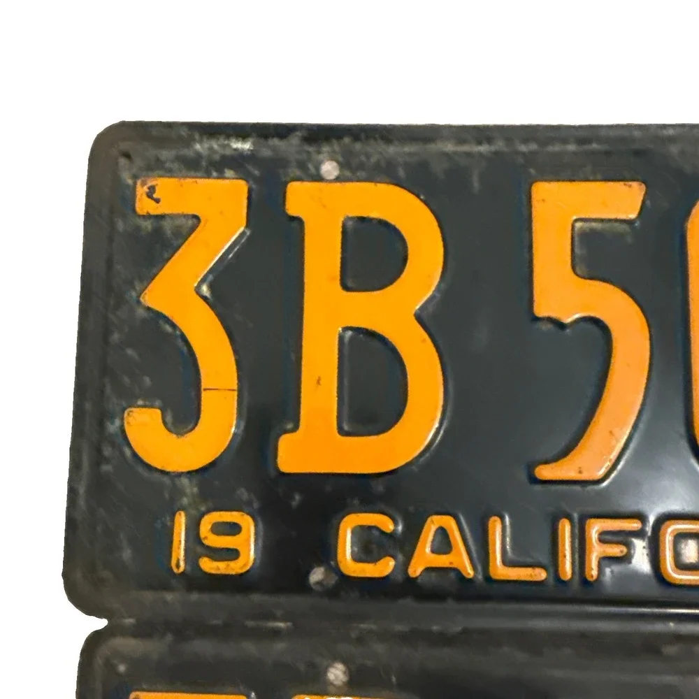 1933 33 California Plates Lincoln Chevrolet Plymouth Nash Hudson Buick Pontiac